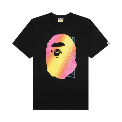 Pre-owned Bape Electro Neon Tee 'black'