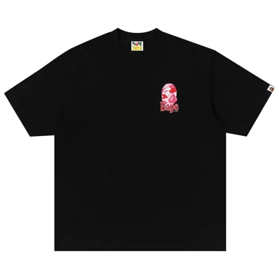 Pre-owned Bape Flora Ape Head Relaxed Fit Tee 'black'