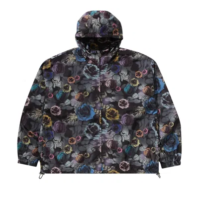Pre-owned Bape Floral Camo Nylon Hooded Jacket 'black'
