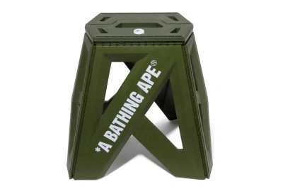 Pre-owned Bape Foldable Stool In Multicolor