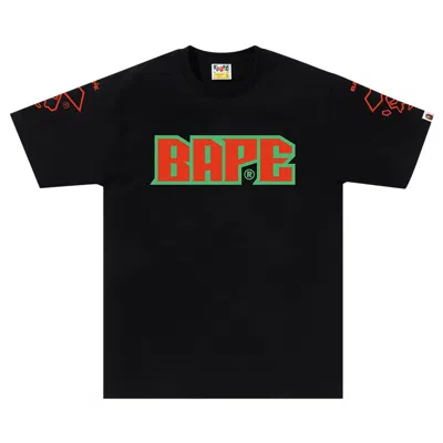 Pre-owned Bape Football Tee 'black'