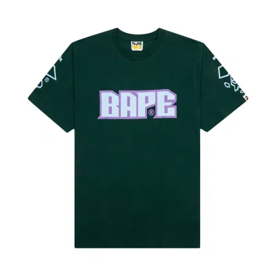 Pre-owned Bape Football Tee 'green'