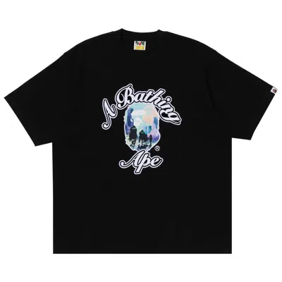 Pre-owned Bape Forbidden Zone Ape Head Tee 'black' | Men's Size Xl