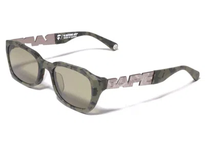 Pre-owned Bape Frame 19 Sunglasses In Olivedrab Green