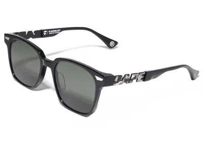Pre-owned Bape Frame 28 Sunglasses In Black