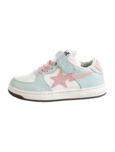 Pre-owned Bape Babies' Girls A Bathing Ape  Sta Low Top Shoes In Blue