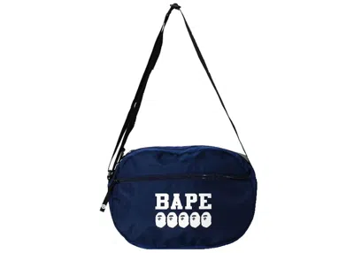 Pre-owned Bape Go Skate Summer Shoulder Bag In Blue