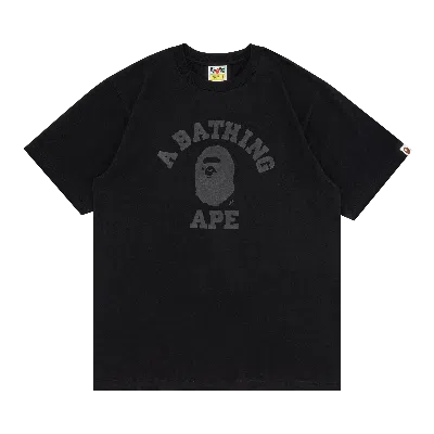 Pre-owned Bape Goat Exclusive  College Tee In Black