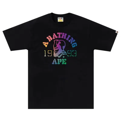 Pre-owned Bape Gradation General Tee 'black'