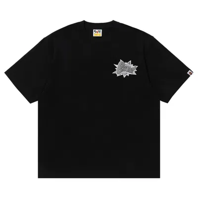 Pre-owned Bape Graffiti Relaxed Fit Tee 'black'