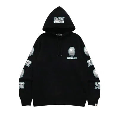 Pre-owned Bape Graphic #1 Pullover Hoodie 'black'