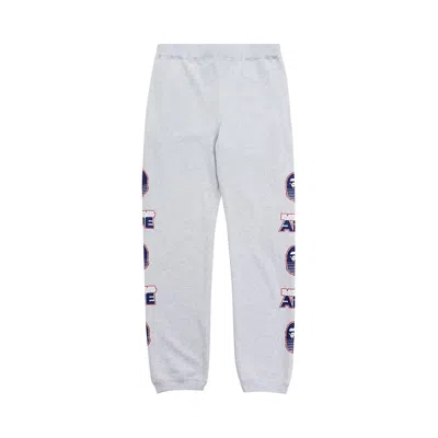 Pre-owned Bape Graphic #1 Sweatpants 'grey'