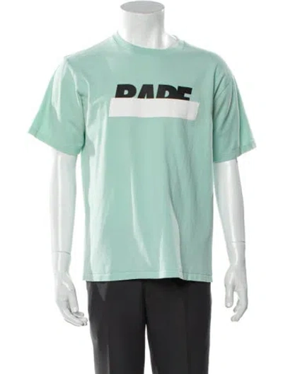 Pre-owned Bape Graphic Print Crew Neck T-shirt In Green