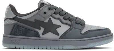 Bape Gray Sk8 Sta #5 Sneakers