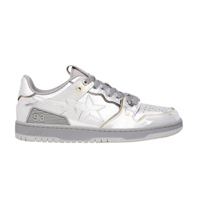Pre-owned Bape Hajime Sorayama X Wmns Sk8 Sta 'silver'