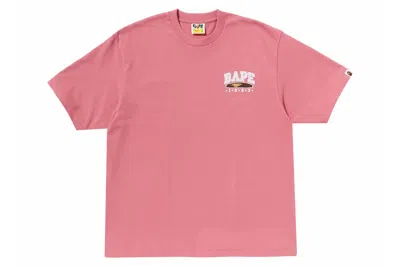 Pre-owned Bape Hand Draw  Relaxed Fit Tee Pink