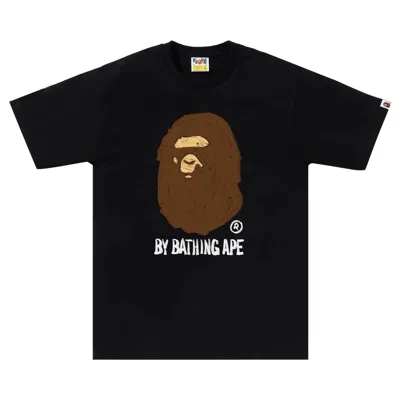 Pre-owned Bape Hand Draw By Bathing Ape Tee 'black'