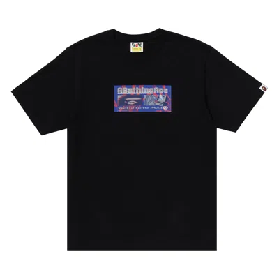 Pre-owned Bape Handprint Logo Tee 'black' | Men's Size L