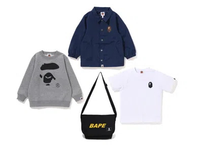 Pre-owned Bape Happy New Year Kid's & Juniors Bag (2023) In Black/grey/white