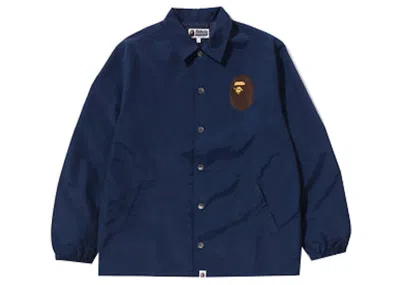 Pre-owned Bape Happy New Year Men's Classic Jacket (ss23) In Navy Blue