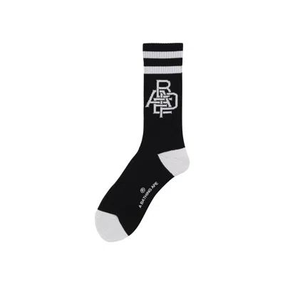 Pre-owned Bape Head Line Socks 'black' | Men's Size M