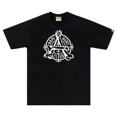 Pre-owned Bape Hunt Club Tee 'black' | Men's Size M
