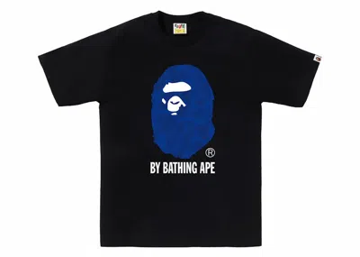 Pre-owned Bape Ink Camo Ape Head Tee Shirt In Black