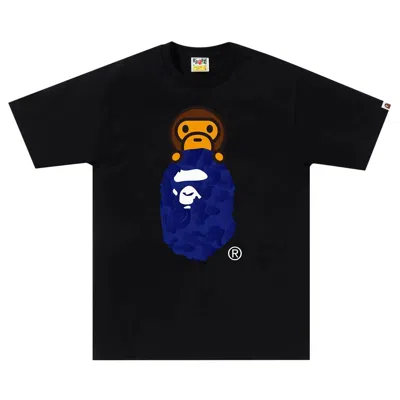 Pre-owned Bape Ink Camo Milo On Ape Head Tee 'black' | Men's Size Xxl