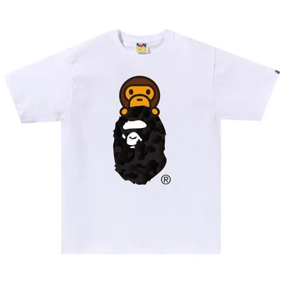 Pre-owned Bape Ink Camo Milo On Ape Head Tee 'white' | Men's Size Xxl
