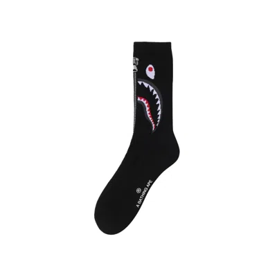 Pre-owned Bape Jacquard Socks 'black' | Men's Size L