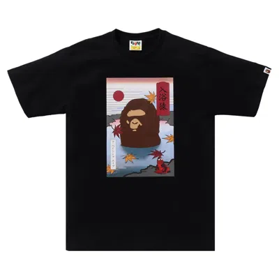 Pre-owned Bape Japan Autumn A Bathing Ape Tee 'black' | Men's Size M