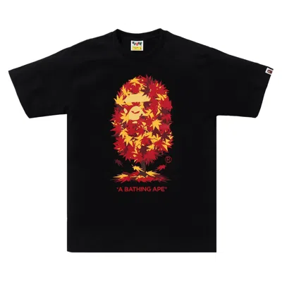 Pre-owned Bape Japan Autumn Ape Head Tee 'black' | Men's Size M