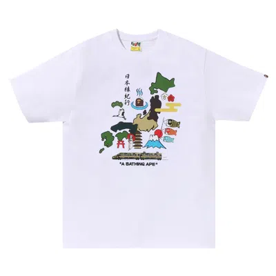 Pre-owned Bape Japan Culture Tee 'white' | Men's Size L