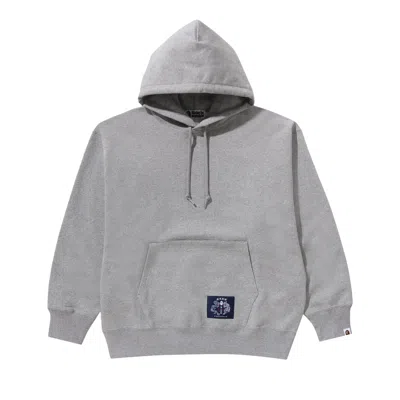Pre-owned Bape Japan Culture Tiger And Dragon Pullover Hoodie 'grey'