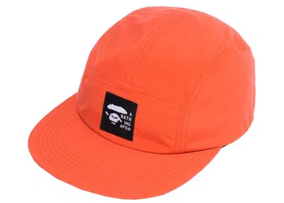 Pre-owned Bape Jet Cap In Orange