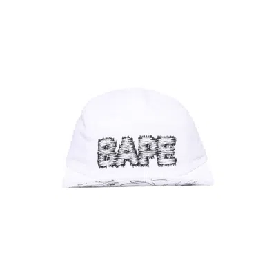 Pre-owned Bape Jet Cap 'white'