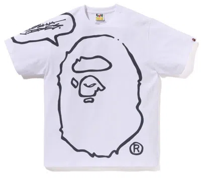 Pre-owned Bape Joshua Vides Tee In Multicolor