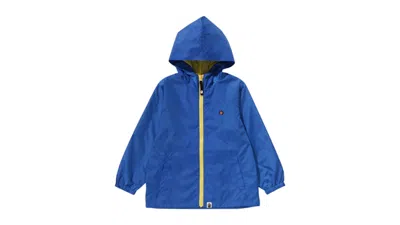 Pre-owned Bape Kids Baby Milo Hoodie Jacket Jacket In Blue