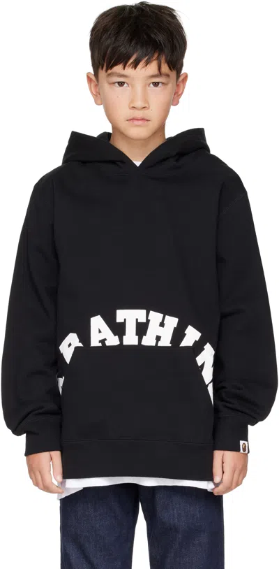Bape Kids Black Giant Ape Head Hoodie