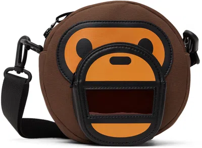 Bape Kids Brown Baby Milo Bag