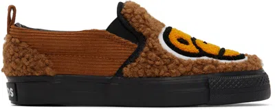 Bape Kids Brown Milo Boa Sneakers
