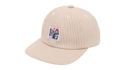 Pre-owned Bape Kids Hickory Panel Cap In Beige In Sand
