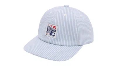 Pre-owned Bape Kids Hickory Panel Cap In Blue