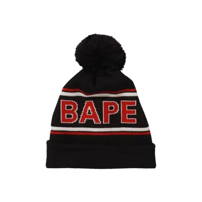 Pre-owned Bape Knit Cap 'black'