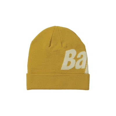 Pre-owned Bape Knit Cap 'yellow'