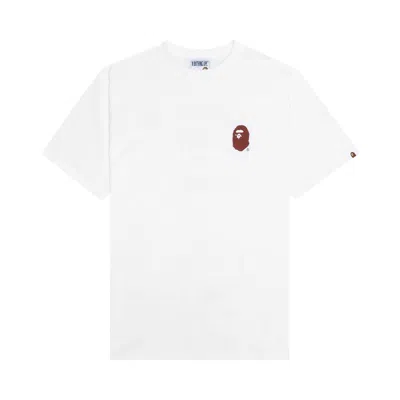 Pre-owned Bape Lettered Tee 'white' | Men's Size Xxl