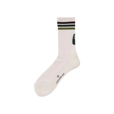Pre-owned Bape Line Socks 'green' | Men's Size L