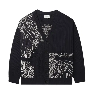Pre-owned Bape Logo Cardigan 'black'
