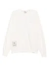 Bape Logo-embroidered Sweatshirt In Neutral