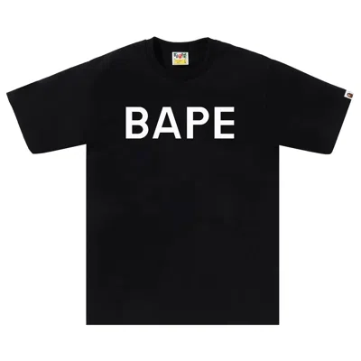 Pre-owned Bape Logo Tee 'black' | Men's Size L